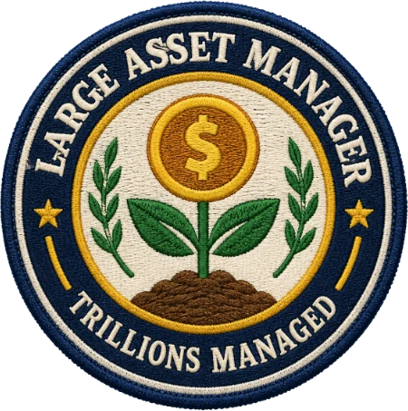 Embroidered patch standing in for the client: A global investment firm's innovation lab