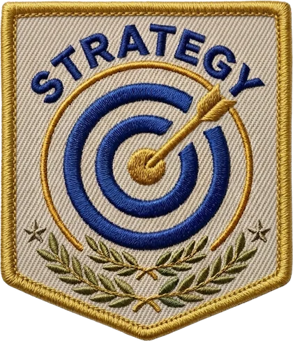 Embroidered patch: Strategy